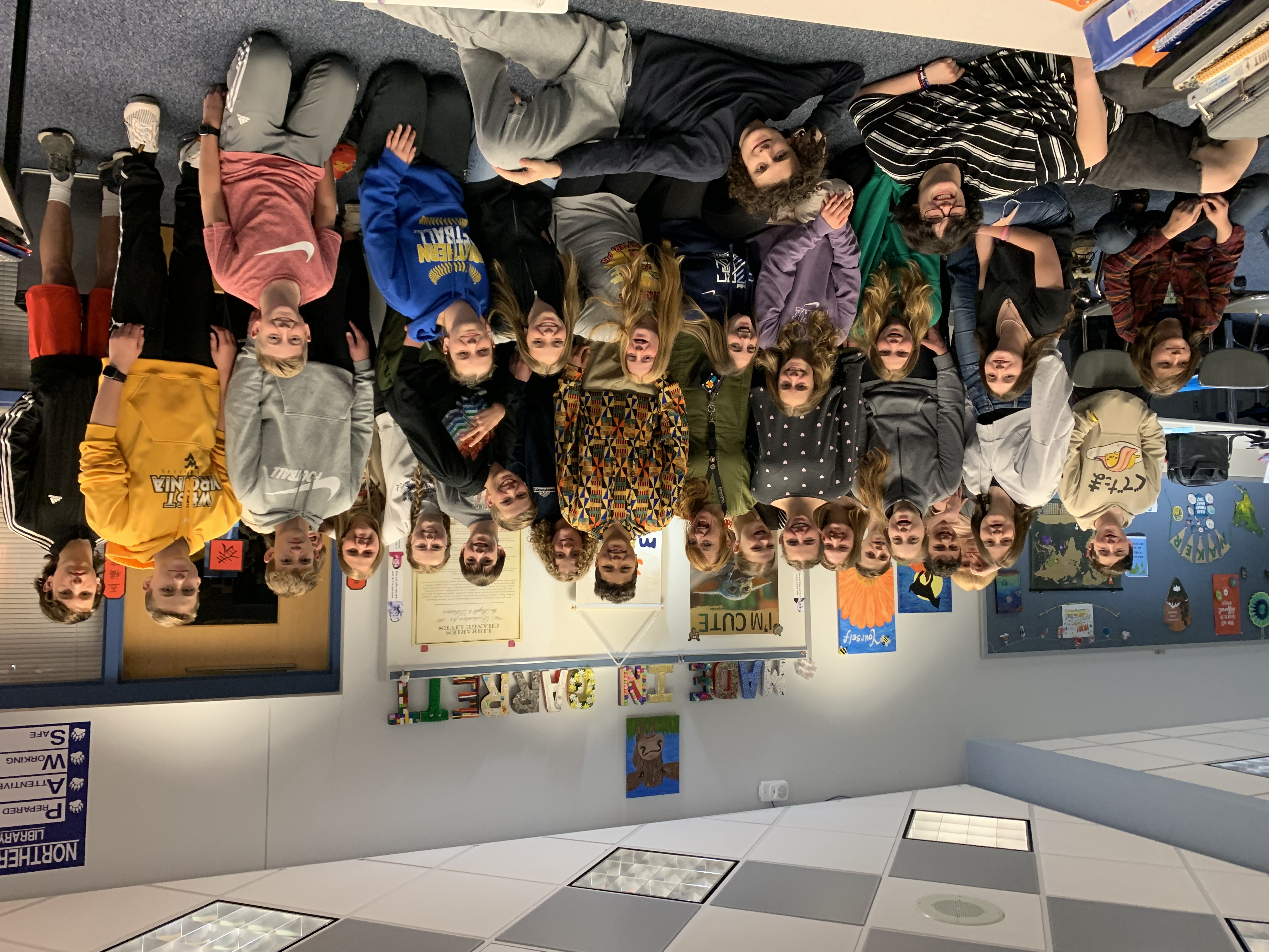 Students from Mrs. Schilpp's class posed together.